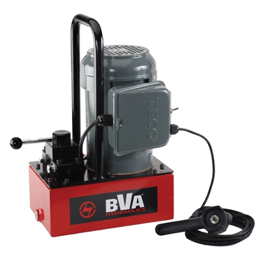 BVA Hydraulics Electric Pumps with Pendant Switch for Single Acting Cylinders PE30W3N01A