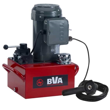 BVA Hydraulics Electric Pumps with Pendant Switch for Double Acting Cylinders PE50W4N05A